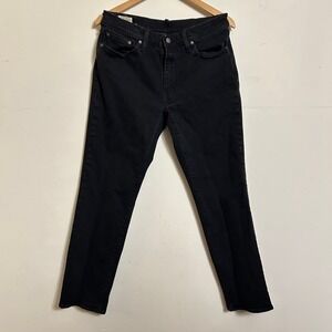 Levi's 541 Athletic Taper Black Jeans W32 L32 Premium Denim